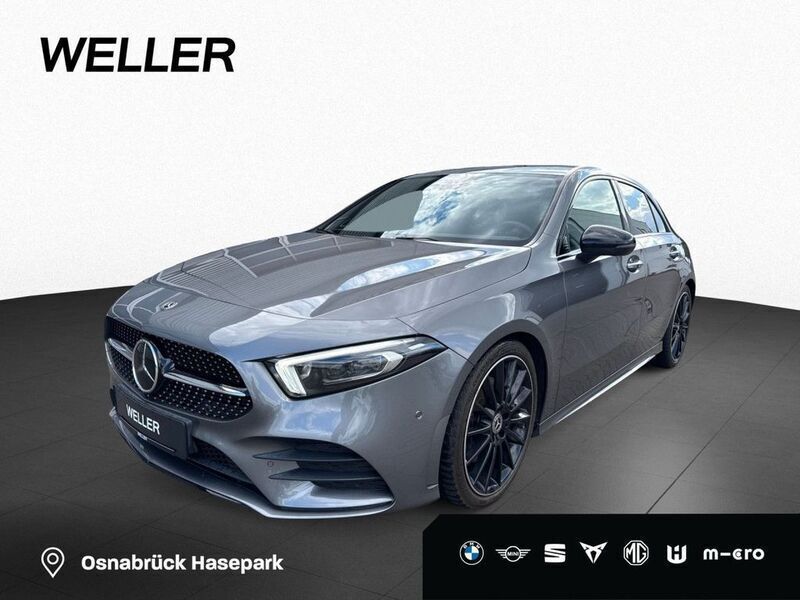 Grau Gebraucht 2019 Mercedes A220 Sport Limousine | 22.300 € (Superpreis) - Bild 1/4