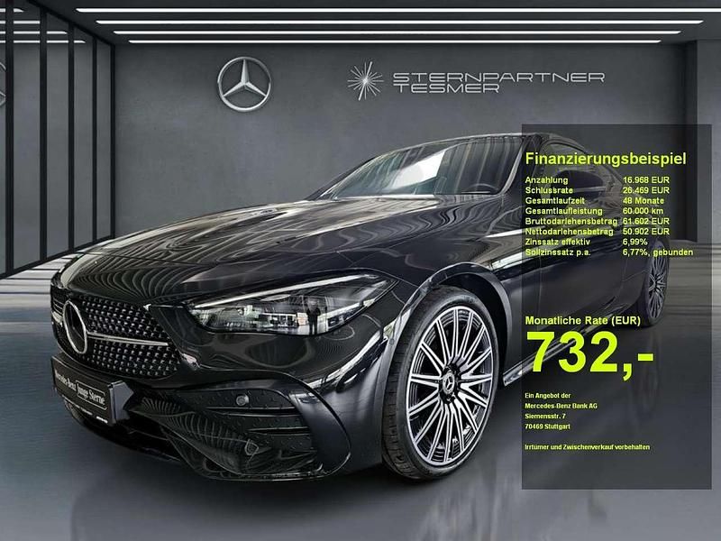 Metalliclack obsidianschwarz Gebraucht 2024 Mercedes CLE450 AMG Coupé | 67.870 € (Guter Preis) - Bild 1/3