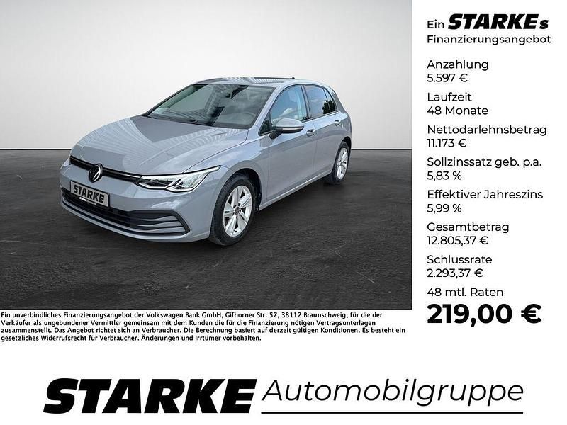 Grau Gebraucht 2020 VW Golf VIII Limousine | 16.770 € (Guter Preis) - Bild 1/4