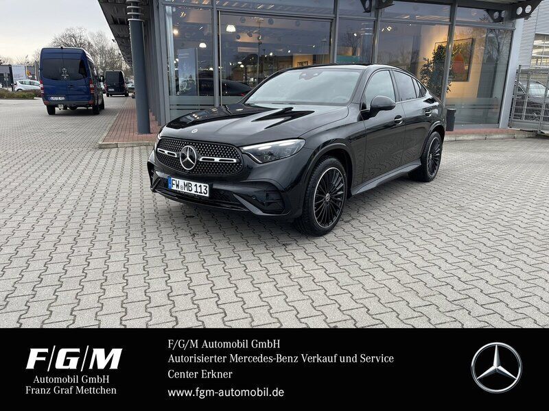 lack obsidianschwarz Gebraucht 2024 Mercedes GLC450 AMG Coupé | 86.790 € - Bild 1/4