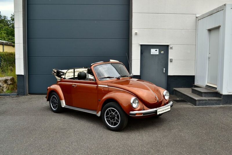 Brasilbraun Gebraucht 1977 VW Käfer Cabrio | 27.500 € - Bild 1/4