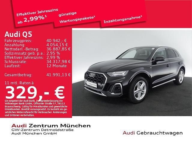 Mythosschwarz metallic Gebraucht 2022 Audi Q5 Ambiente SUV | 40.392 € (Fairer Preis) - Bild 1/2
