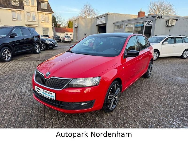 Rot Gebraucht 2014 Skoda Rapid Ambition Kombi | 6.950 € (Fairer Preis) - Bild 1/4