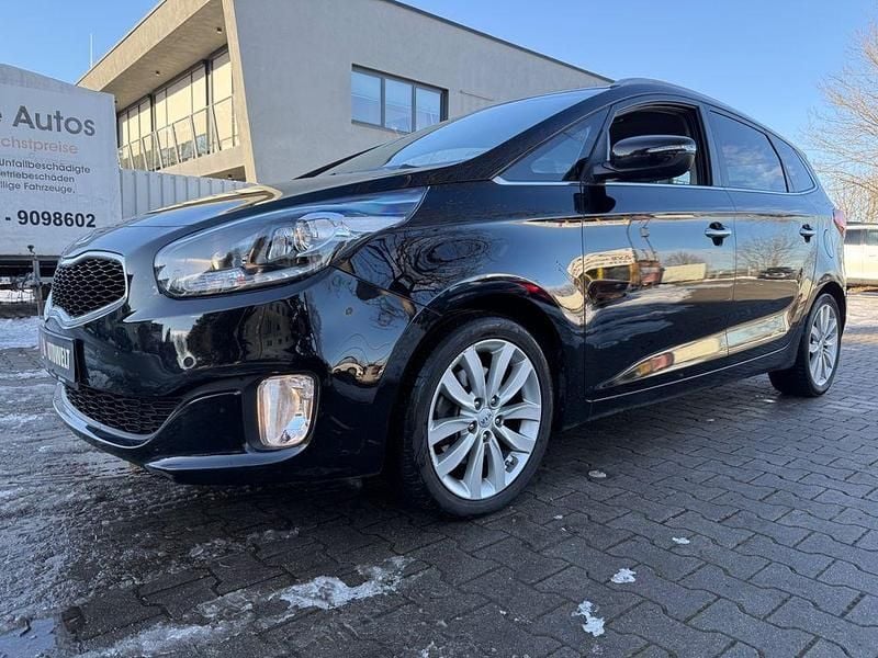 Gebraucht Kia Carens DREAM-TEAM Edition 141 PS (103 kW) 2015 Schwarz Van / Kleinbus