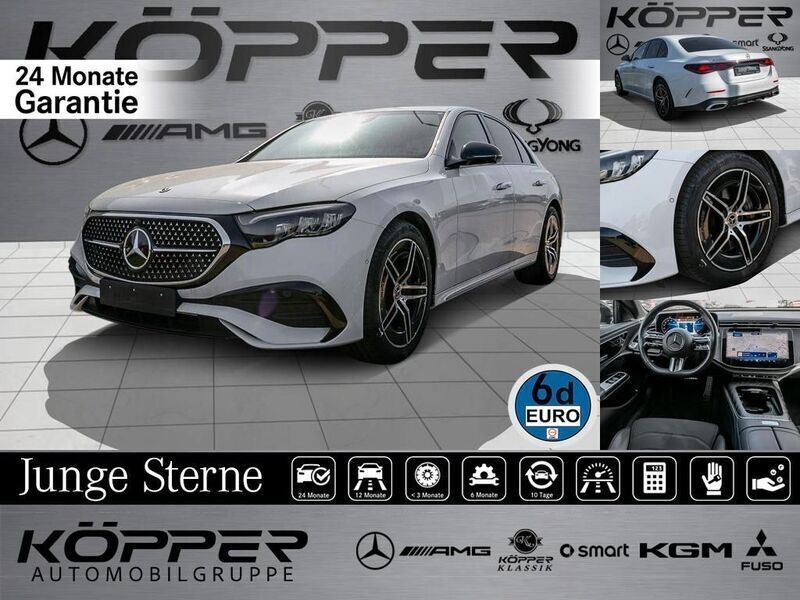 Polarweiss Gebraucht 2023 Mercedes E220 Advanced Limousine | 53.333 € (Etwas zu teuer) - Bild 1/4