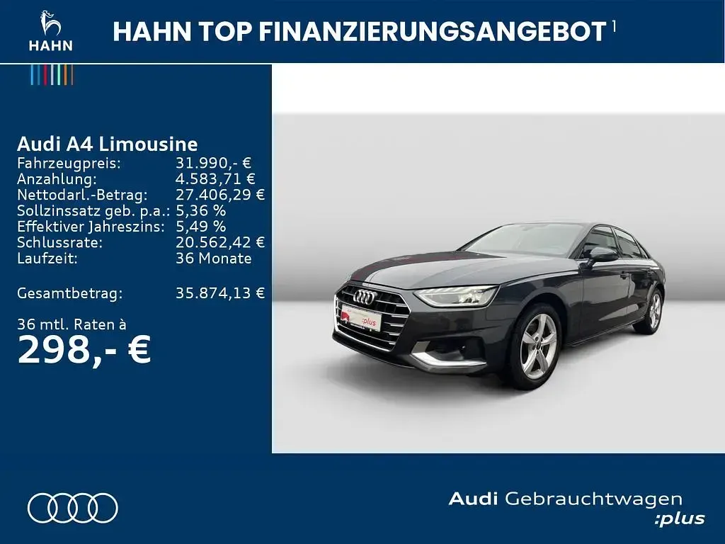 Gebraucht Audi A4 Advanced 136 PS (100 kW) 2024 Grau Limousine