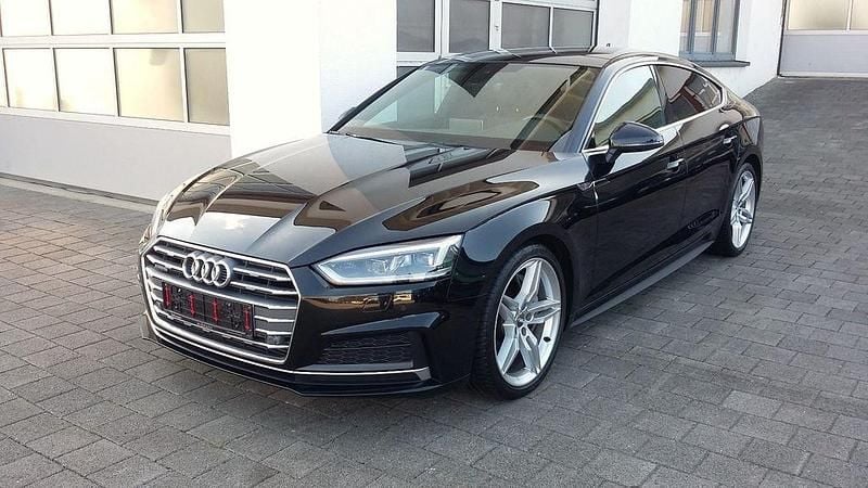 Schwarz Gebraucht 2019 Audi A5 Sportback S-Line Limousine | 28.900 € (Guter Preis) - Bild 1/4