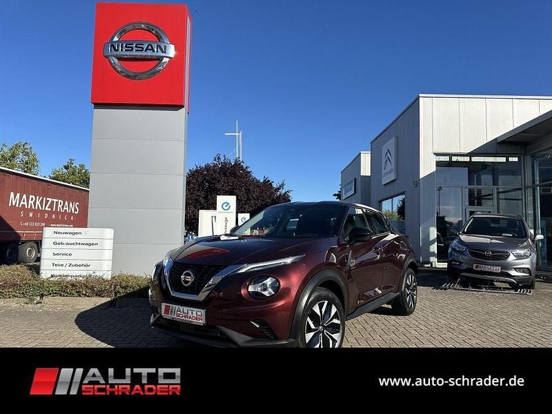 Rot Gebraucht 2021 Nissan Juke Acenta SUV | 16.600 € (Guter Preis) - Bild 1/4