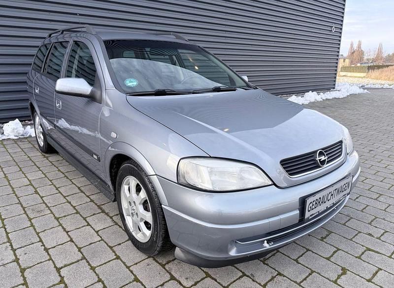 Gebraucht Opel Astra Njoy 103 PS (75 kW) 2003 Silber Kombi