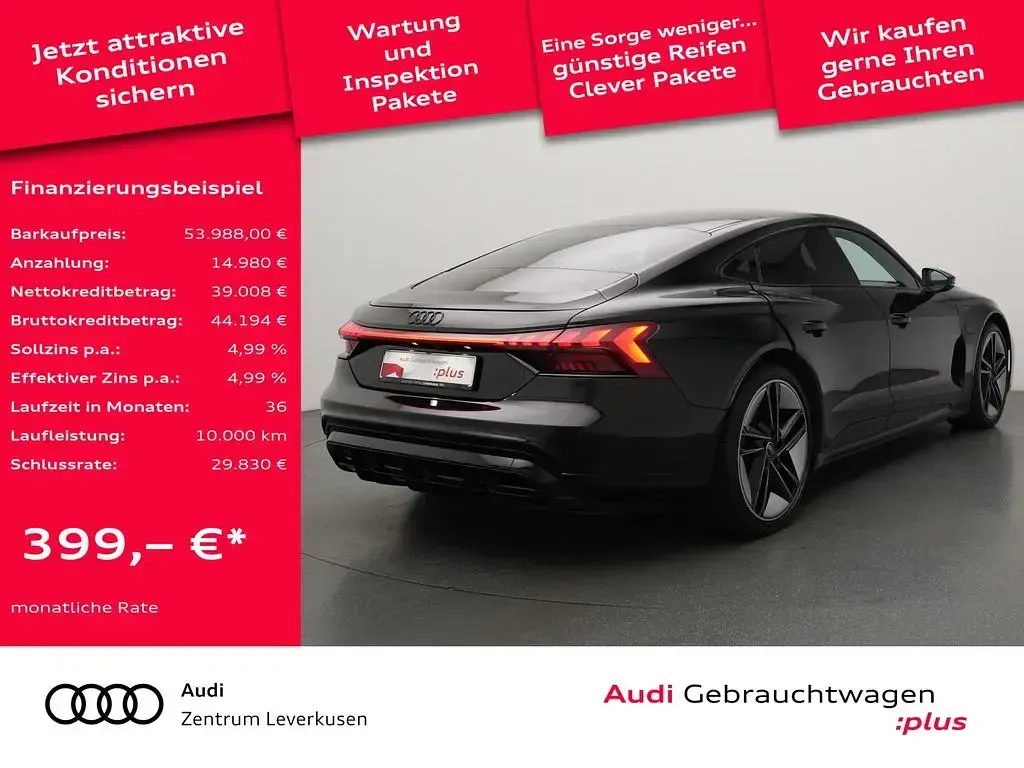 Gebraucht Audi e-tron GT quattro Sport 350 kW (476 PS) 2023 Schwarz Limousine