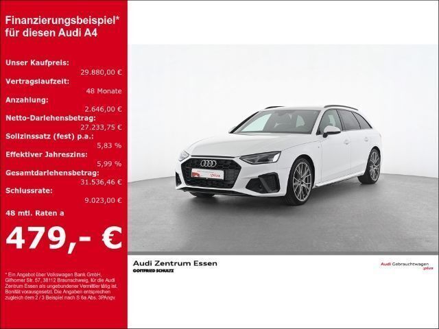 Ibisweiß Gebraucht 2022 Audi A4 S-Line Kombi | 31.880 € (Fairer Preis) - Bild 1/3