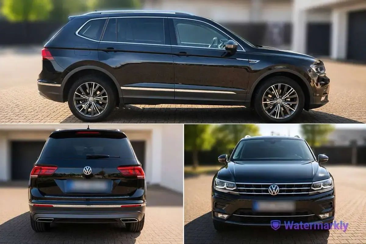 Gebraucht VW Tiguan Allspace Highline 190 PS (139 kW) 2019 Schwarz SUV