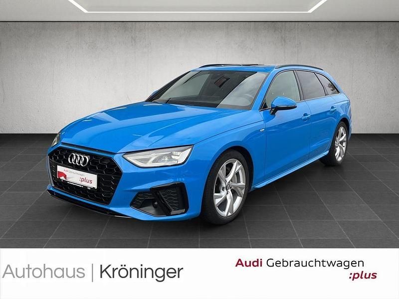 Blau Gebraucht 2021 Audi A4 S-Line Kombi | 30.990 € (Guter Preis) - Bild 1/4
