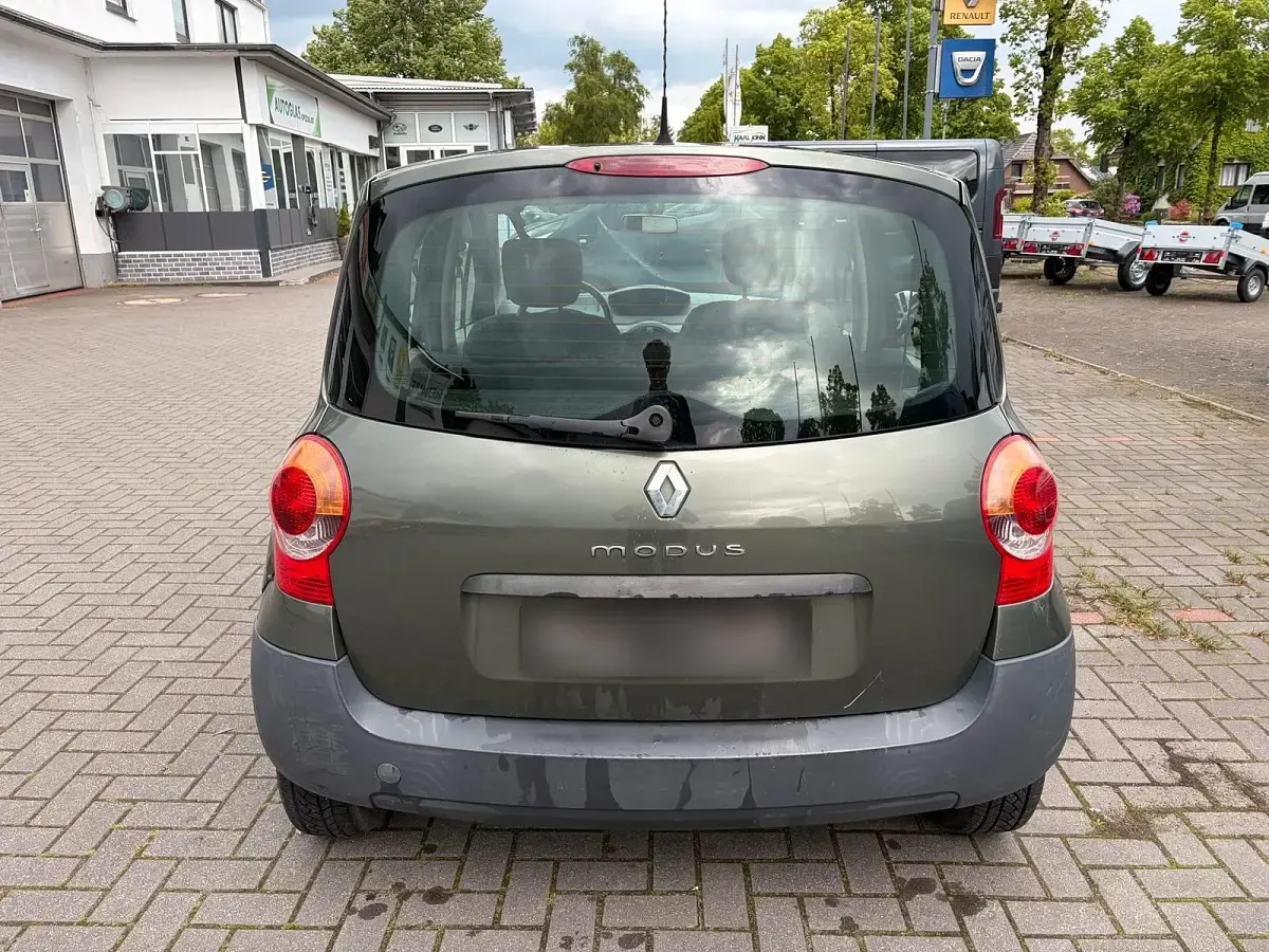 Gebraucht Renault Modus 75 PS (55 kW) 2005 Grün Van / Kleinbus