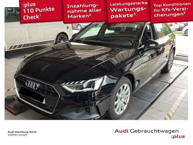 Brillantschwarz Gebraucht 2022 Audi A4 Sport Kombi | 25.440 € (Guter Preis) - Bild 1/3