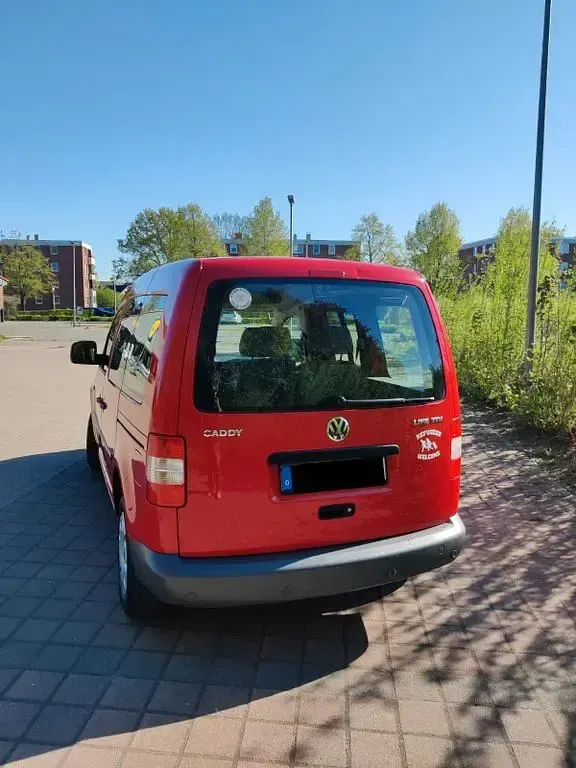 Gebraucht VW Caddy Life 105 PS (77 kW) 2009 Rot Van / Kleinbus