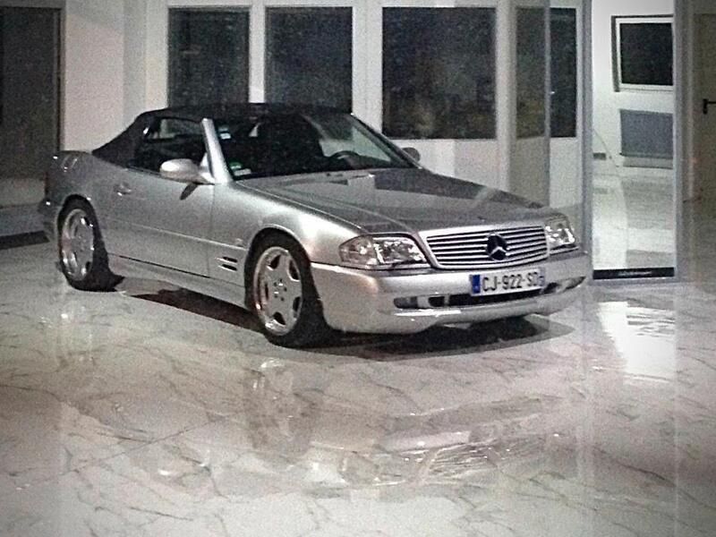 Silber Gebraucht 1998 Mercedes SL55 AMG AMG Cabrio | 35.000 € - Bild 1/4
