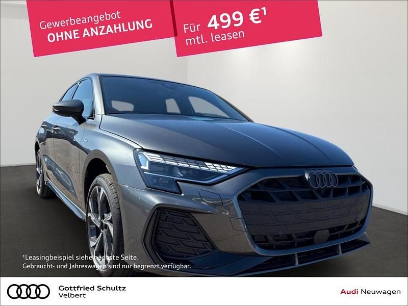 Grau Gebraucht 2025 Audi A3 e-tron S-Line Kleinwagen | 47.970 € - Bild 1/4