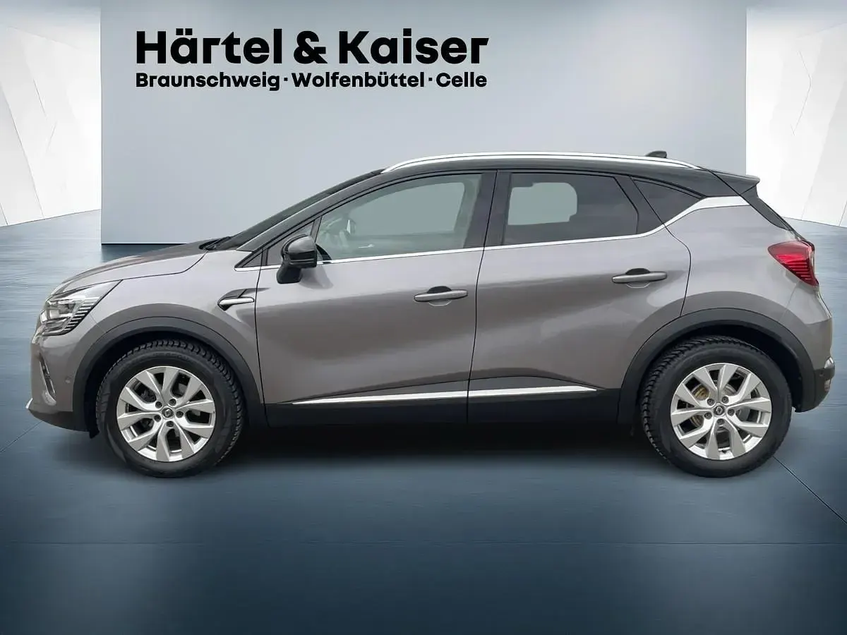 Gebraucht Renault Captur Intens 116 PS (85 kW) 2021 Stahlgraumetallic/dach blackpearlschwarzmetall (grau) SUV