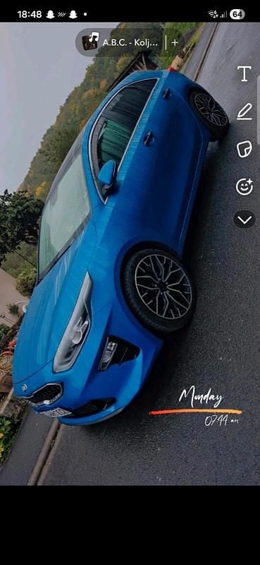 Gebraucht Kia Ceed Platinum 140 PS (102 kW) 2018 Blau Kleinwagen