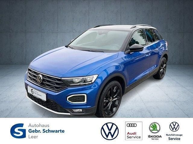 Blau Gebraucht 2022 VW T-Roc Sport SUV | 25.290 € (Guter Preis) - Bild 1/4