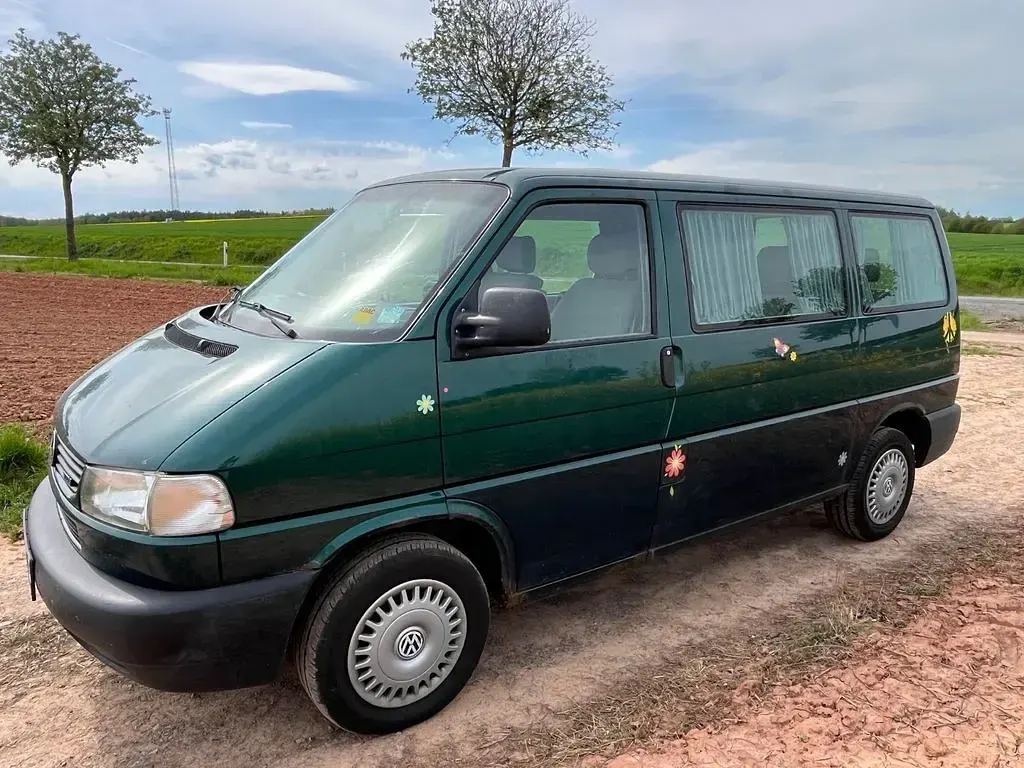Usata VW T4 102 CV (75 kW) 2001 Verde Furgone