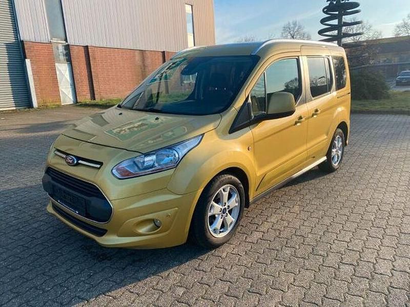 Gebraucht Ford Tourneo Connect Titanium 103 PS (75 kW) 2015 Gelb Van / Kleinbus
