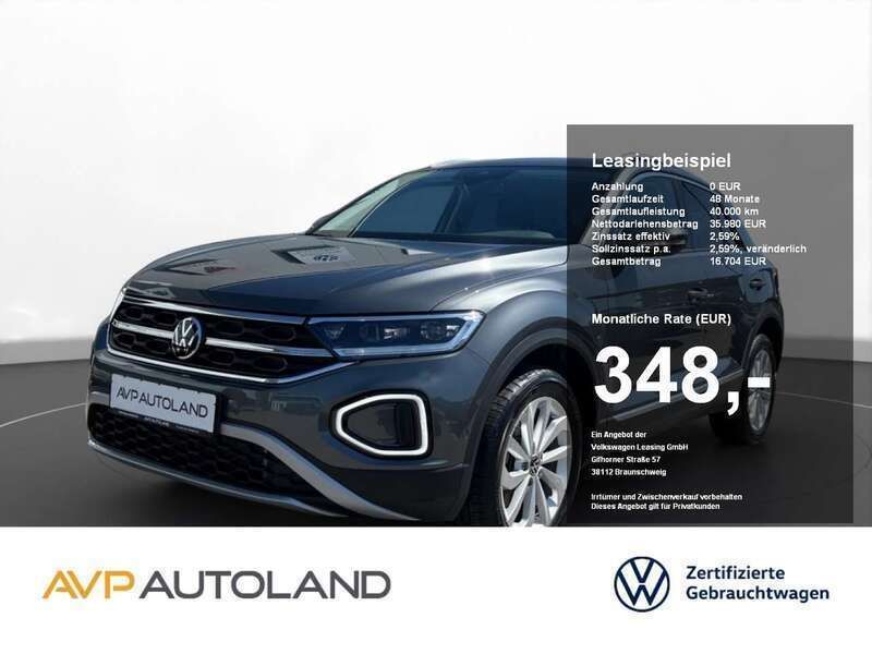 Grau Gebraucht 2024 VW T-Roc Style SUV | 35.930 € (Fairer Preis) - Bild 1/4