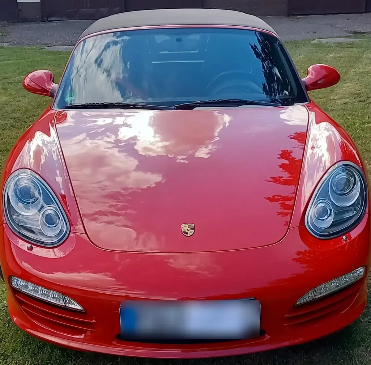 Gebraucht Porsche Boxster 256 PS (188 kW) 2009 Rot Cabrio