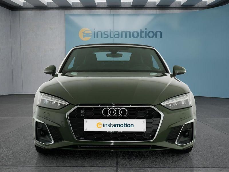 Grün Gebraucht 2024 Audi A5 Cabriolet S-Line Cabrio | 46.749 € (Fairer Preis) - Bild 1/4