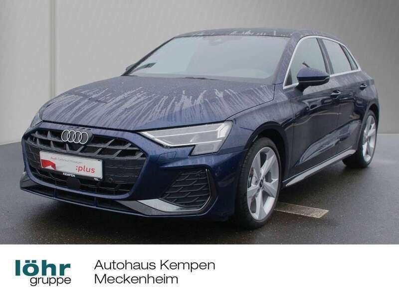 Blau Gebraucht 2024 Audi A3 Sportback S-Line Kleinwagen | 35.990 € (Superpreis) - Bild 1/4