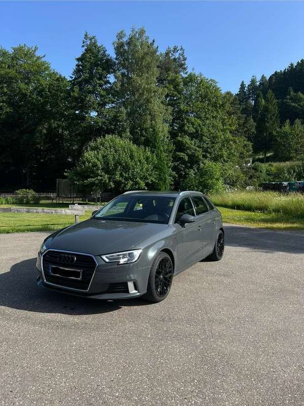 Grau Gebraucht 2019 Audi A3 S-Line Kleinwagen | 16.750 € (Superpreis) - Bild 1/4
