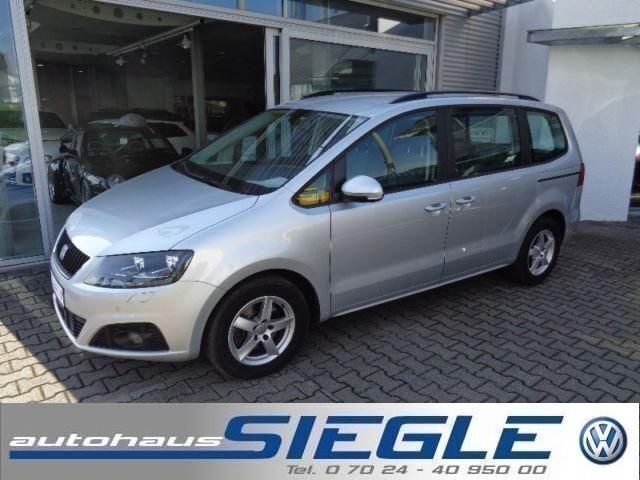 Gebraucht Seat Alhambra Style 170 PS (125 kW) 2013 Silber metallic Van / Kleinbus