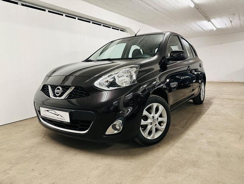 Schwarz Gebraucht 2014 Nissan Micra Acenta Kleinwagen | 6.990 € (Etwas zu teuer) - Bild 1/4