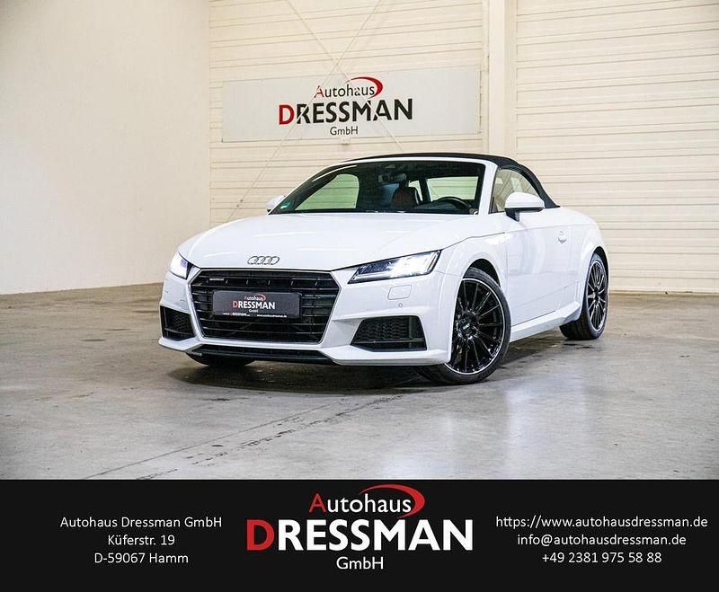 Gletscherweiss Gebraucht 2017 Audi TT Roadster S-Line Cabrio | 26.029 € (Fairer Preis) - Bild 1/4