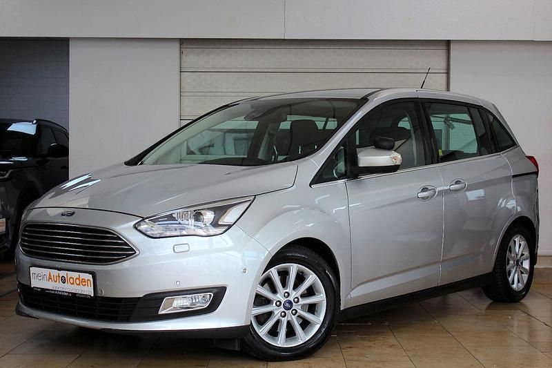 Gebraucht Ford Grand C-Max Titanium 150 PS (110 kW) 2016 Silber Van / Kleinbus