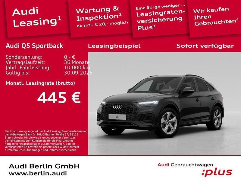 Mythosschwarz metallic Gebraucht 2024 Audi Q5 Sportback Ambiente SUV | 54.300 € (Teuer) - Bild 1/3