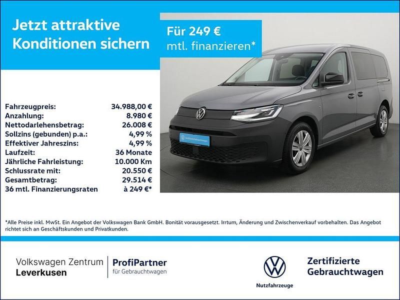 Gebraucht VW Caddy Maxi Basis 116 PS (85 kW) 2025 Pure grey Van / Kleinbus