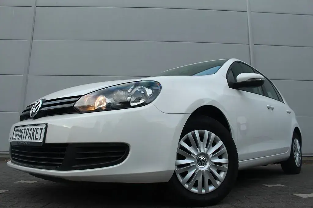 Gebraucht VW Golf VI Comfortline 80 PS (58 kW) 2009 Weiß Kleinwagen