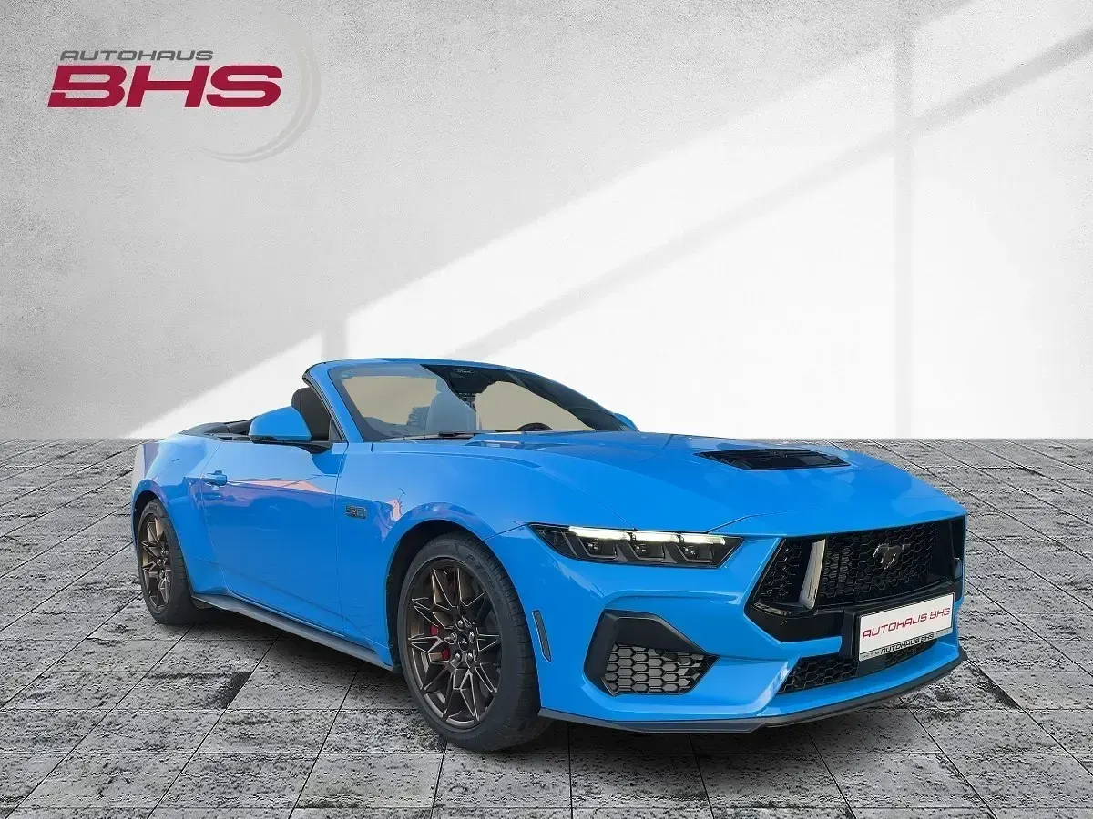 Gebraucht Ford Mustang GT Convertible 446 PS (328 kW) 2025 Grabber blue (blau) Cabrio