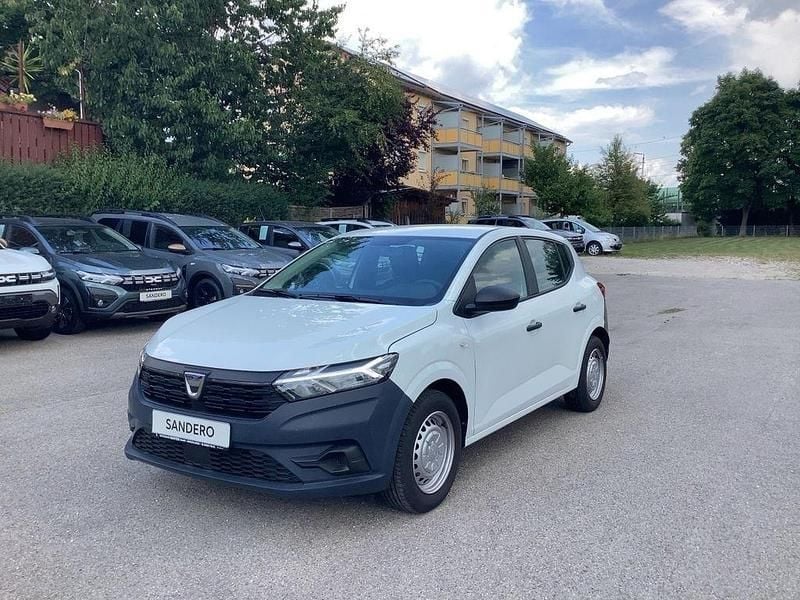 Arktisweiß Gebraucht 2021 Dacia Sandero Acces Kleinwagen | 7.990 € (Superpreis) - Bild 1/4