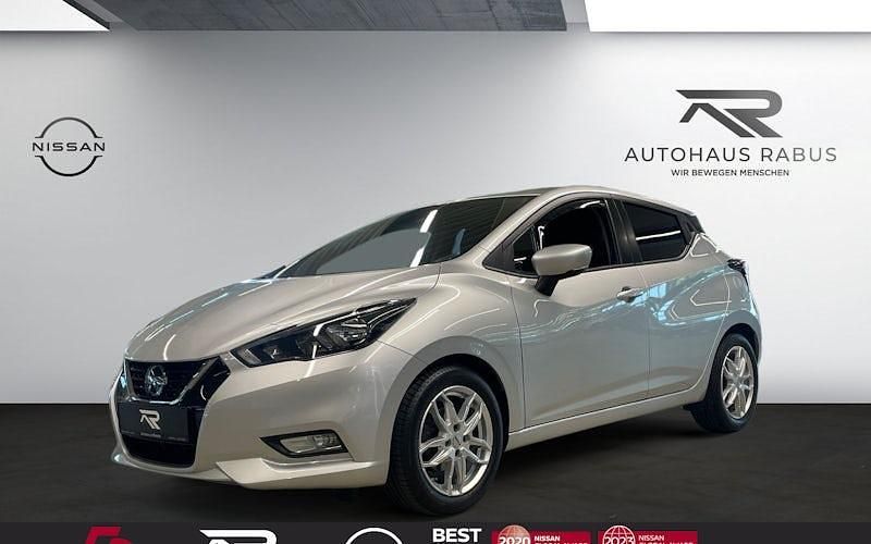 Silber Gebraucht 2022 Nissan Micra Acenta Kleinwagen | 17.490 € (Fairer Preis) - Bild 1/4