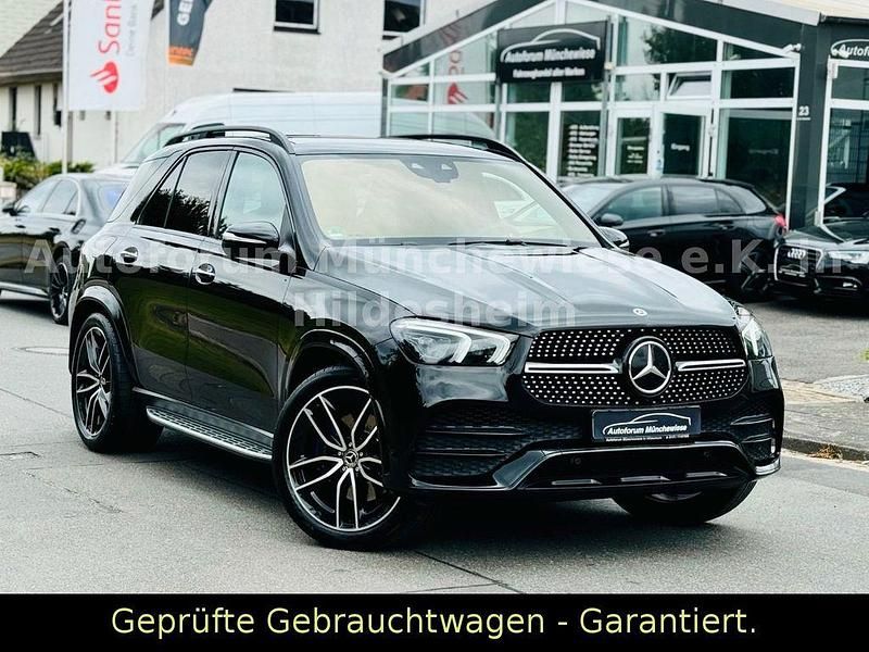 Schwarz Gebraucht 2021 Mercedes GLE400 AMG SUV | 74.900 € - Bild 1/4