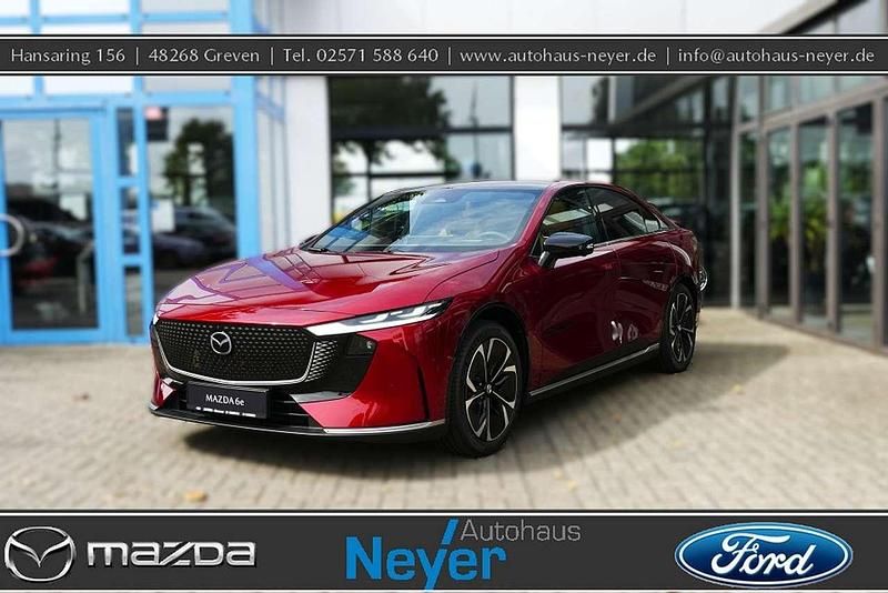 Soul red crystal m Gebraucht 2025 Mazda 6e Takumi-Line Limousine | 40.490 € (Fairer Preis) - Bild 1/4
