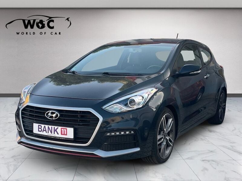 Schwarz Gebraucht 2017 Hyundai i30 Turbo Coupé | 14.900 € (Fairer Preis) - Bild 1/4
