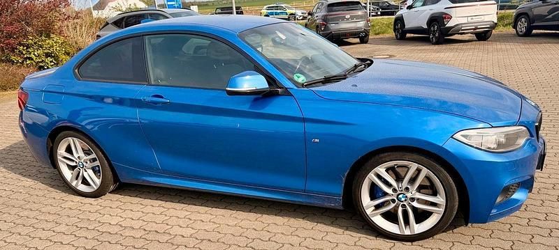 Second-hand BMW 220 M Performance 200 CP (147 kW) 2014 Albastru Coupe
