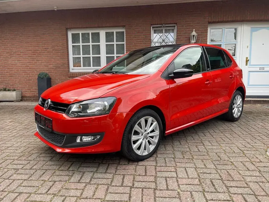 Gebraucht VW Polo Style 60 PS (44 kW) 2011 Rot Kleinwagen