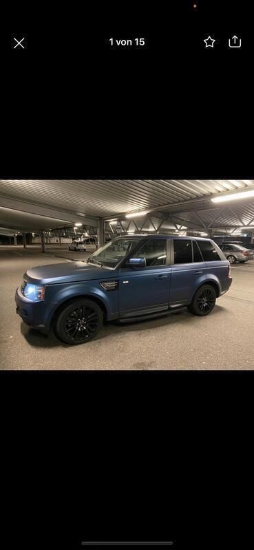 Blau Gebraucht 2012 Land Rover Range Rover Sport SUV | 12.800 € - Bild 1/4