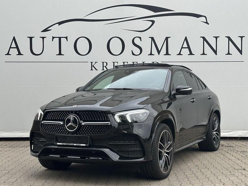 Obsidianschwarz metalliclack Gebraucht 2023 Mercedes GLE400 AMG line Coupé | 84.950 € (Fairer Preis) - Bild 1/3