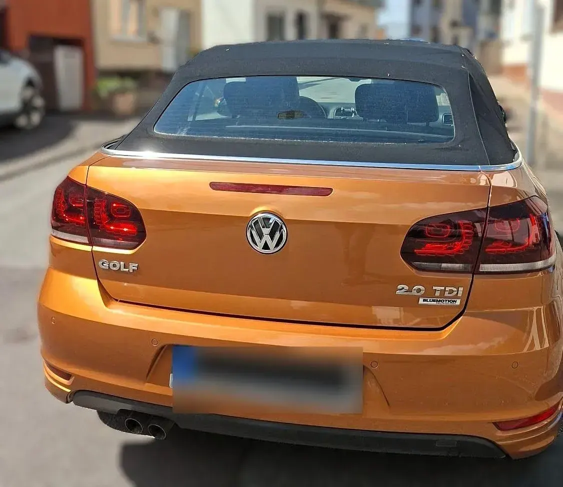 Gebraucht VW Golf Cabriolet LOUNGE 150 PS (110 kW) 2016 Orange Cabrio